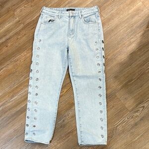 Kendall & Kylie Light Blue Ankle Jeans